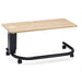 Rectangular Over Bed Table HR 44-83cm SWL 30kg low height position with wheeled base frame