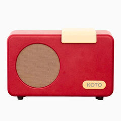 Red Portable Music Player for Elderly