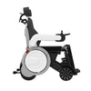 Image of Rover X Pro Electric Folding Powerchair with Zero Gravity side profile with compact folding footrests