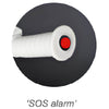 Image of Royale Flush Powered Toilet Lift Seat with Bidet SOS emergency alarm button on support handle