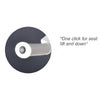 Image of Royale Flush Powered Toilet Lift Seat with Bidet one click control button on ergonomic armrest handle