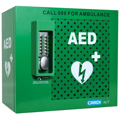 Secure Outdoor AED Cabinet with Alarm & Lock