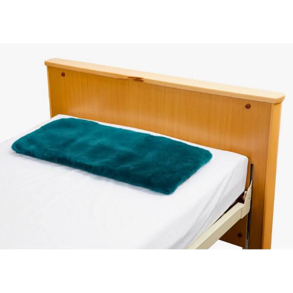 Sheepskin Foot Rest Overlay View from Top