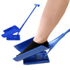 Image of Sock Aid Slider for Easy Sock Dressing Assistance helping user pull on socks without bending down