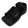 Image of Square Toe Rocker Sole Protective Medical Shoe Post Op Shoe black adjustable straps square toe recovery sandal