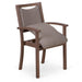 Stand Assist Dining Chair 48cm Oak Wood Truffle Upholstery