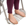 Image of Swift Mobil-2 Height Adjustable Shower Commode Chair fold down footrest with non slip surface