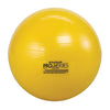 Image of THERABAND Pro Series SCP Exercise Stability Ball for Core and Balance yellow exercise ball isolated on white