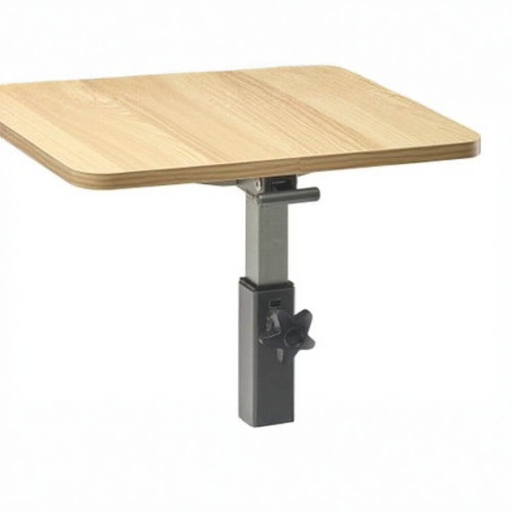 Tilting Over Bed Table with Gas Lift 79 x 39cm height adjustment gas lift mechanism under tabletop