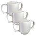 Two-Handled Ceramic Mug White Pack