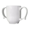 Image of Two-Handled Ceramic Mug White