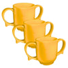 Image of Two-Handled Ceramic Mug Yellow Pack