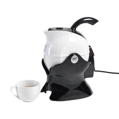 Uccello Easy Pour Electric Kettle with Tipper Base on ergonomic cradle stand