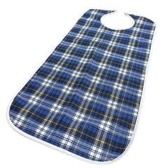 Washable Adult Bib with Waterproof Backing - 2 Pack for Seniors