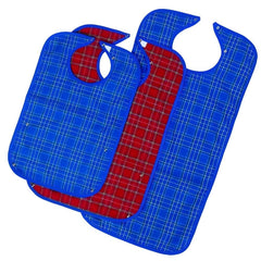 Waterproof Adult Bib with Food Catcher for Mealtime Protection