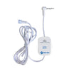 Image of Wired Bed Exit Alarm Pad Kit with Inline Monitor cable and in line monitor with right angle jack connector