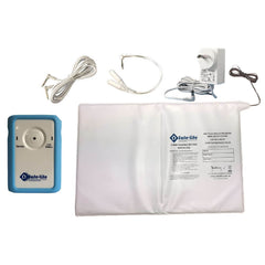 Wired Bed Exit Alarm Pad Kit with Monitor including foldable sensor pad, monitor, cables and power supply adaptor