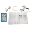 Image of Wired Bed Exit Alarm Pad Kit with Monitor including foldable sensor pad, monitor, cables and power supply adaptor