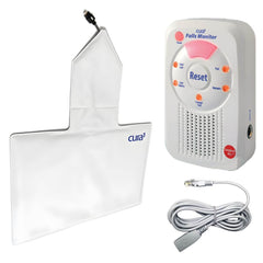 Wired Chair Pad Fall Prevention Alarm Kit for Elderly Safety complete kit with sensor pad monitor and connection cable