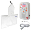Image of Wired Chair Pad Fall Prevention Alarm Kit for Elderly Safety complete kit with sensor pad monitor and connection cable