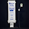 Image of Wired Under Mattress Bed Exit Alarm Pad Kit with Monitor full length sensor pad connected to wall call monitor