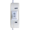 Image of Wired Under Mattress Bed Exit Alarm Pad Kit with Monitor inline on off rocker switch control