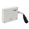 Image of Wireless Bed Pressure Pad Alarm Kit with LED Pager rear view of wireless pad transmitter