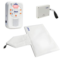 Wireless Chair Pad Alarm Kit with 3 Channel Monitor including chair sensor pad and receiver