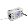 Image of Wireless Under Mattress Bed Exit Alarm Kit with Receiver control box and 1/4 inch plug connector