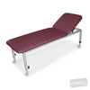 Image of Adjustable Height Metal Plinth - Two-Section Treatment Table in Austex Studio+ Ruby vinyl (AI colour preview)