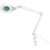 Image of Aero Healthcare LED magnifying lamp with table clamp and adjustable arm full view