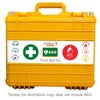 Image of Aero Healthcare Modulator Extreme waterproof first aid kit yellow hard case front view