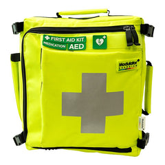 Aero Healthcare Modulator first aid kit backpack with allergy medication board front view