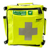 Image of Aero Healthcare Modulator first aid kit backpack with allergy medication board front view