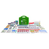 Image of Aero Healthcare Responder small plastic first aid kit with contents laid out