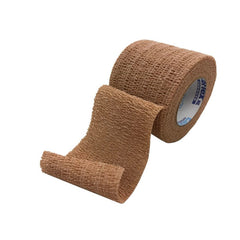 Andover co-flex latex free cohesive bandage tan roll
