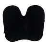Image of Butterfly-shaped back panel of the Cobalt cushion, front view