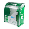 Image of CardiAct 200 series AED cabinet with keypad lock and SOS telephone