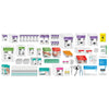 Image of COMMANDER 6 food and beverage first aid kit contents laid out with dressings, bandages, eyewash and scissors