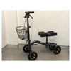 Image of Drive 790N knee walker with removable basket, padded knee pad and 8 inch castors