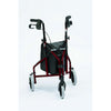 Image of Drive ultra lightweight aluminium tri walker in red with height adjustable handles