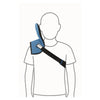 Image of DynaPro torticollis orthosis adult regular left fitting diagram