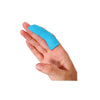 Image of Electric blue perforated watercolours finger splint