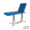 Image of electric examination table with backrest raised