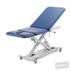 Image of electric locking castors treatment table rear castor detail