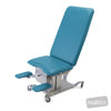 Image of EVO Gynae Chair - Electric Backrest in Austex Studio+ Lagoon vinyl (AI colour preview)