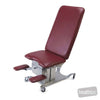 Image of EVO Gynae Chair - Electric Backrest in Austex Studio+ Ruby vinyl (AI colour preview)