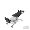 Image of EVO2 ACTIVE Sliding Tilt Table (Clear Span) - Hoist Access, Split Footplates, CPR Quick Release in Austex Studio+ Black vinyl (AI colour preview)
