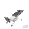 Image of EVO2 ACTIVE Sliding Tilt Table (Clear Span) - Hoist Access, Split Footplates, CPR Quick Release in Austex Studio+ Charcoal vinyl (AI colour preview)