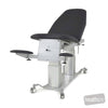 Image of EVO2 Gynae Examination Chair - Electric Backrest in Austex Studio+ Black vinyl (AI colour preview)